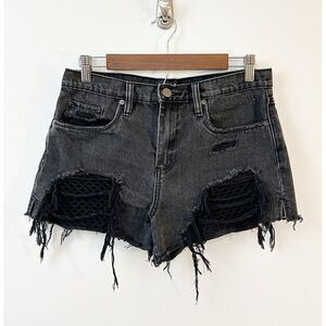Blank NYC Barrow Denim Cutoff Shorts Size 28
